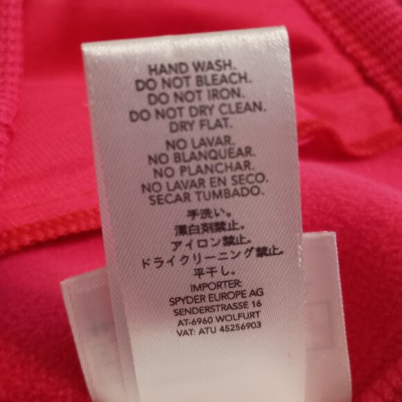 Spyder Endure Core Mid Weight Full Zip Sweater Jacket Pink Women’s Size L EUC - Picture 10 of 16